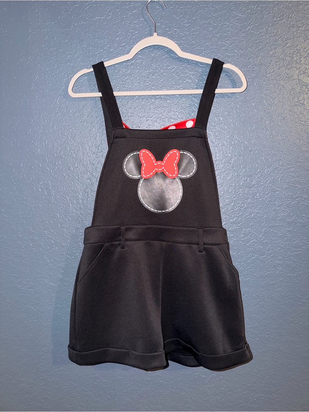 Minnie Mouse Overall Shorts
